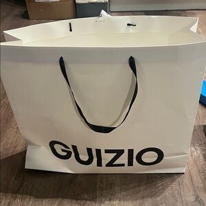 Guizio White Shopping Bag